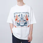 (っ◔◡◔)っ ♥ Le Petit Trésor ♥の花の詩カップ(The Flower Poetry Cup) Oversized T-Shirt