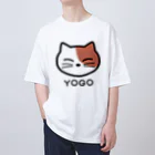 ヨゴ商店のヨゴにゃん（ロゴあり） オーバーサイズTシャツ