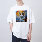 TEPPEI2024の日本の夜明けですニャン Oversized T-Shirt