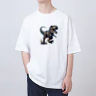 ニシアキの走るティラノサウルス Oversized T-Shirt