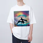 てぃっちゃんのシャチ Oversized T-Shirt