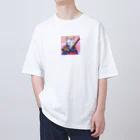 Kousuke2の猫侍 Oversized T-Shirt