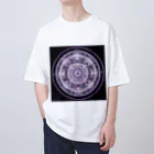 幻想の館の不思議模様・月 オーバーサイズTシャツ