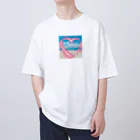 Shironekokuuのイルカくん Oversized T-Shirt