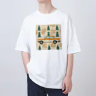 wabisabitの北欧レトロカー Oversized T-Shirt