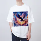 creatoonの空と大鷹 Oversized T-Shirt