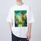 シロクマペンギンのトレインアパレルショップ Oversized T-Shirt