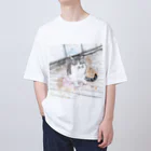 TAI&SENのツンデレ猫TAIKO Oversized T-Shirt