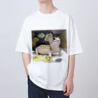 OBIWANREPのレオパのスターミーちゃん Oversized T-Shirt