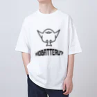 MtDesignShopのHOBATTERU?(黒) Oversized T-Shirt