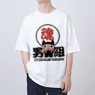 miyangicの男組太鼓魂七猫にゃん衆LHー大OTOKO-LH オーバーサイズTシャツ