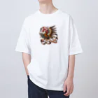 Sergeant-CluckのMiddle Army：中部方面部隊 Oversized T-Shirt