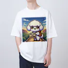 keikei5の華やかで愛らしいトイプードル Oversized T-Shirt