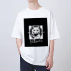 SERIY_SHOPの勇敢な猫戦士 オーバーサイズTシャツ