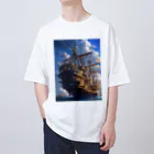 AQUAMETAVERSEの海賊船　なでしこ1478 オーバーサイズTシャツ