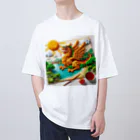 ハピShopのフライドラゴン Oversized T-Shirt