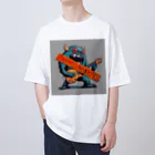 ANIMONSTALSのグリーンモンスタル オーバーサイズTシャツ