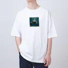 MK76のウミガメ オーバーサイズTシャツ