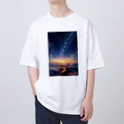 モノモノクローゼットの夜空と天の川 オーバーサイズTシャツ