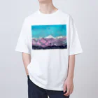 Daria tanakaの常念岳モルゲンロート Oversized T-Shirt