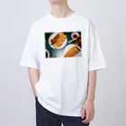 nyanyacoの愛してやまない餃子 オーバーサイズTシャツ