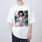 yumi889kiteの夏日の風物詩 Oversized T-Shirt