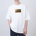 mochika21のレトロな車 オーバーサイズTシャツ