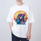 dogsdream8246のcocker sunset Oversized T-Shirt