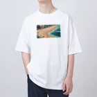 かてこの洋服販売所の波の調べ Oversized T-Shirt