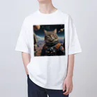 roogerの宇宙猫1 Oversized T-Shirt