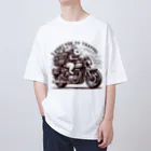 miyasaku102のバイク旅のウサギ Oversized T-Shirt