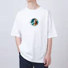 商店harrarの宇宙犬（犬海君） Oversized T-Shirt