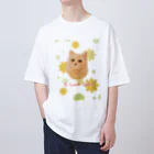 アニマルデザインはなのI love cat オーバーサイズTシャツ