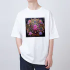 AQUAMETAVERSEの幸福の印　なでしこ1478 Oversized T-Shirt