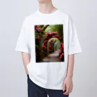 AQUAMETAVERSEの椿のドーム　なでしこ1478 Oversized T-Shirt