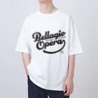 競馬おしゃれグッズ製作所のベラジオオペラ（タイポグラフィBLACK） Oversized T-Shirt