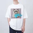 yae_8の猫　YES！！　おしゃれで前向きっぽい日常アイテム オーバーサイズTシャツ