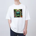 AI妖怪大図鑑の毛糸妖怪　アムヤン Oversized T-Shirt