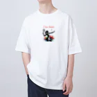 Tomohiro Shigaのお店のI love tennis.（その４） Oversized T-Shirt