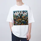 0denkundesuの遺世界紀行 Oversized T-Shirt