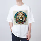 chaochao0701の浮世絵風　ライオン（顔）"Ukiyo-e style lion (face)."  "浮世繪風格的獅子（臉）。" オーバーサイズTシャツ
