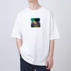Pixel Art Goodsのアユタヤ遺跡（pixel art） オーバーサイズTシャツ