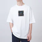 KenchuwanのFuture Baseball Oversized T-Shirt