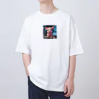 MTHのデータを分析するミニブタ Oversized T-Shirt