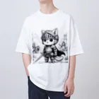 われらちきゅうかぞくのナイト キャッツ(Knight Cats) Oversized T-Shirt