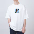 ganeshaの鳥の羽ばたきに続く鷹 Oversized T-Shirt