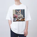 ローズの子猫 オーバーサイズTシャツ