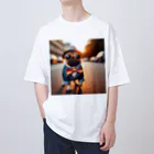 1682HOHETOのおしゃれなパグ2 Oversized T-Shirt