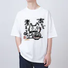 KIYOKA88WONDERLANDのラーメンねこ　あとでかんがえる オーバーサイズTシャツ