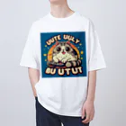 ブサカワアニマルのブサカワアニマル『マル』 Oversized T-Shirt